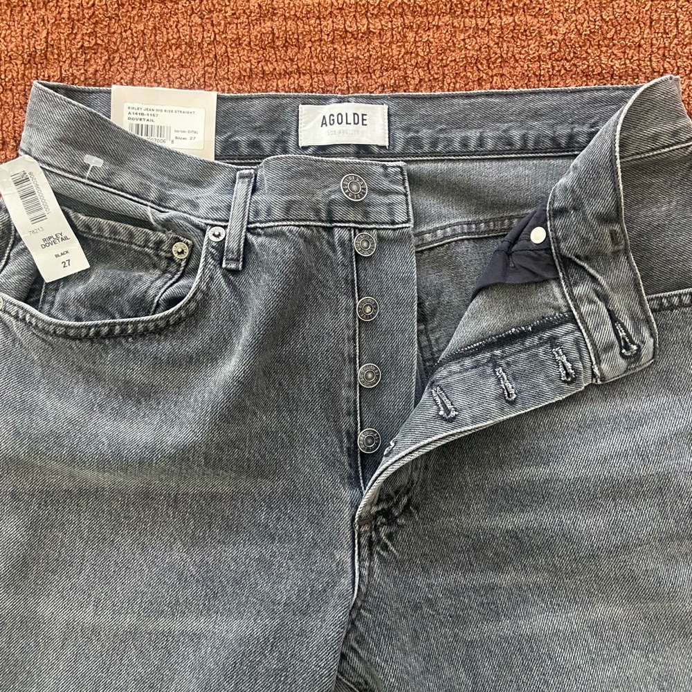 Agolde Ripley Gray Jeans - Picture 5 of 9